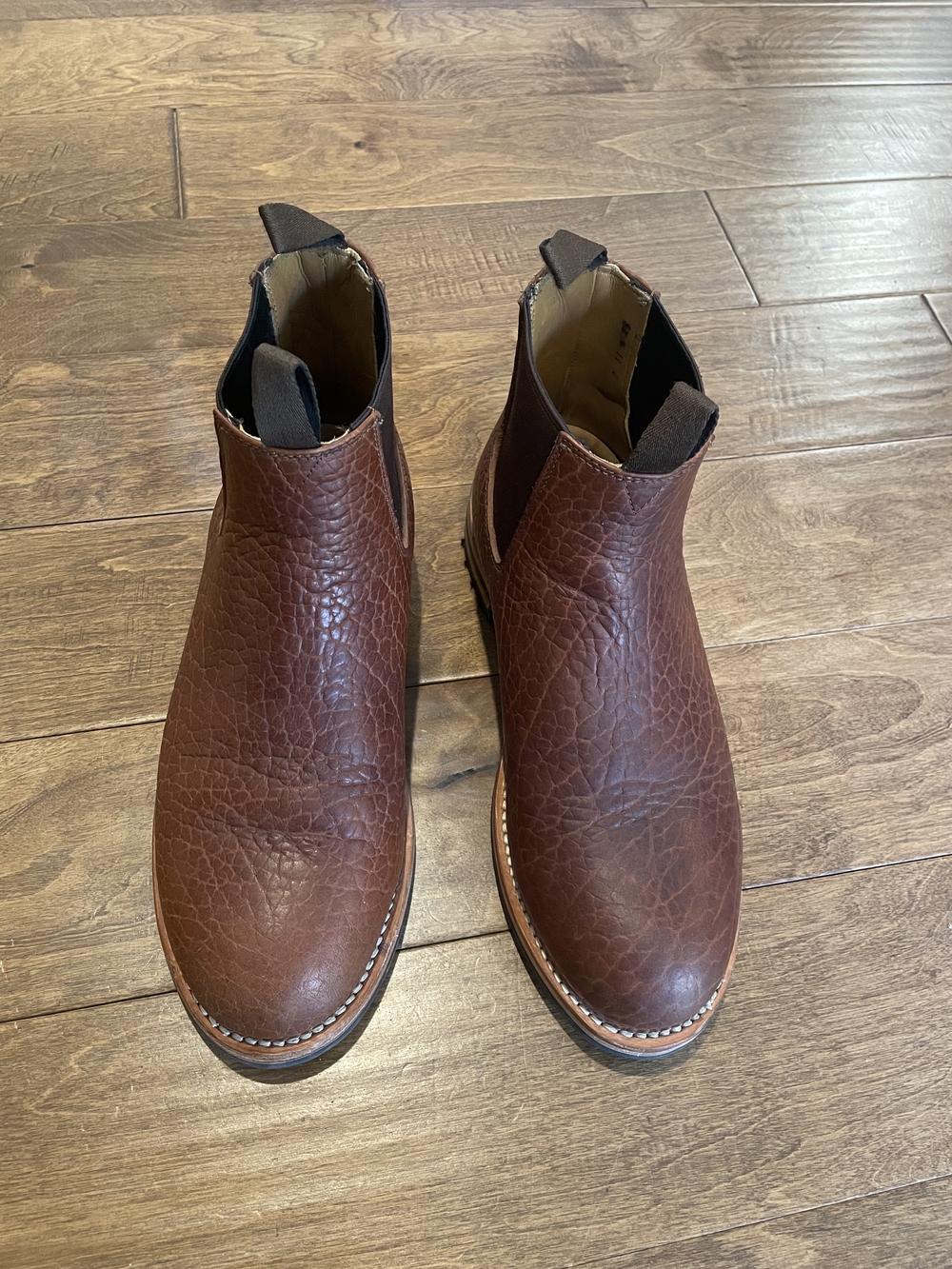 Men's Brown Chelsea Boots - Classic Slip-On Leather